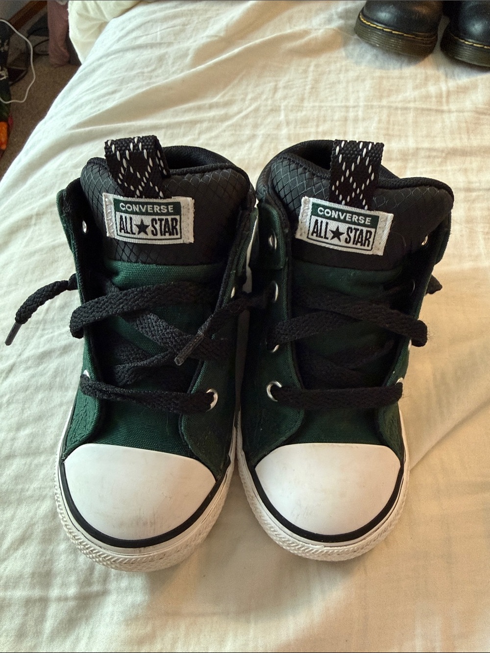 Converse Boys Shoes Size 9C Toddler Green/Black